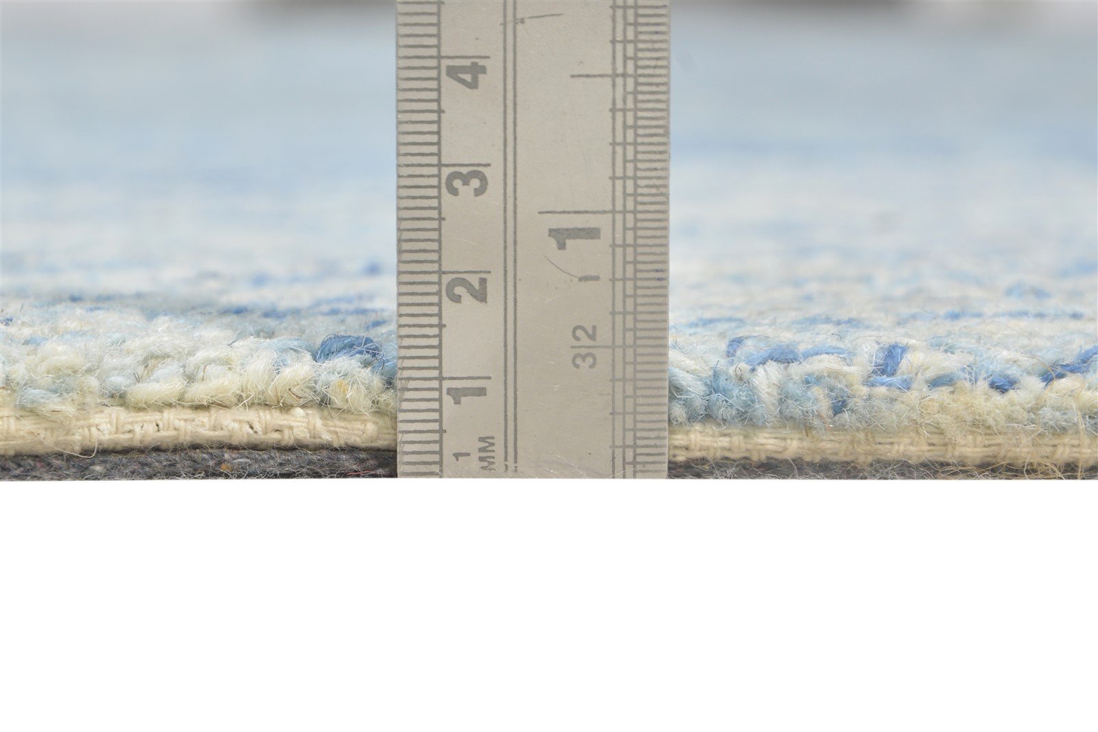 Hand Tufted Blue Wool Rug 8' X 11' Modern European Circles Large Carpet   7865111576725
