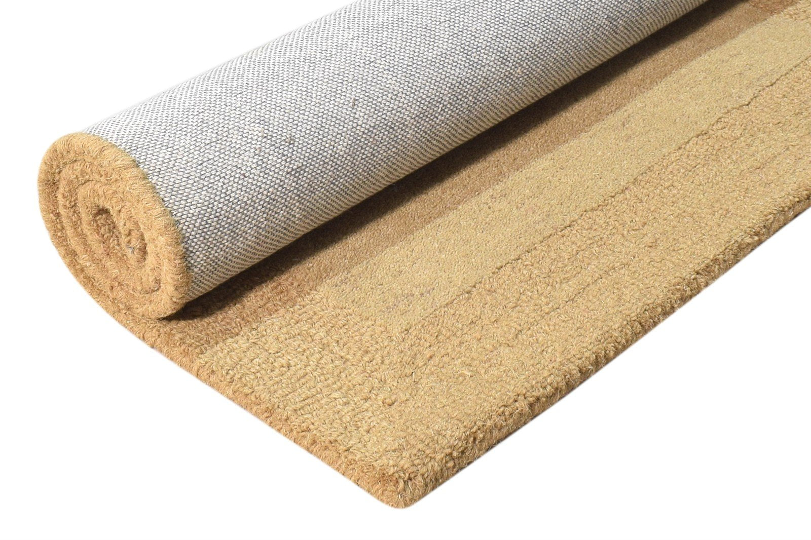 Hand Tufted Brown Wool Rug 2'6 X 3' Modern Scandinavian Bordered Small Carpet   7865080021141