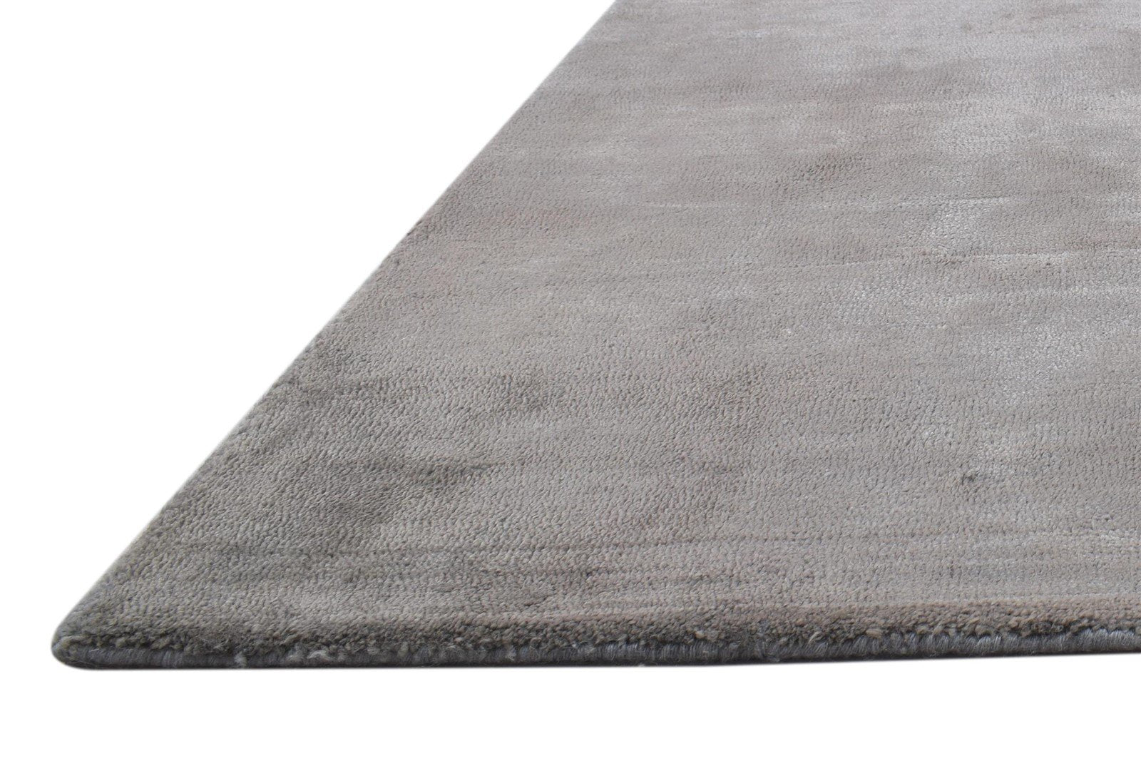 Hand Tufted Brown Wool Rug 3' X 5' Modern Scandinavian Solid Room Size Carpet   7864142626965