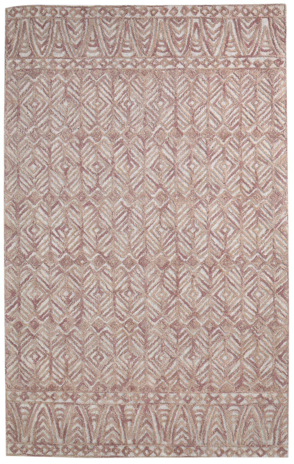 Ann-Marie Hand Tufted Brown Wool Rug 5' X 8' Modern Scandinavian Nordic   7865112395925