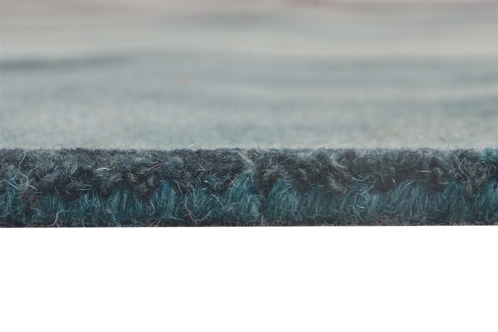 Belia Hand Tufted Charcoal Wool Rug 5' X 8' Modern Shibori Tie Dye   7865170854037