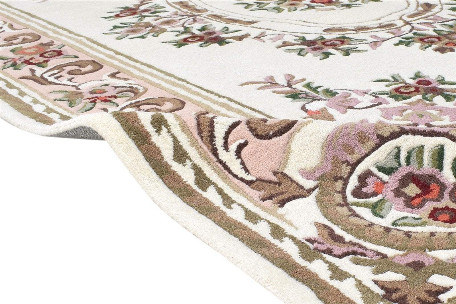 Hand Tufted Cream Wool Rug 7' X 10' Persian Abbuson Oriental Large Carpet   7865073467541