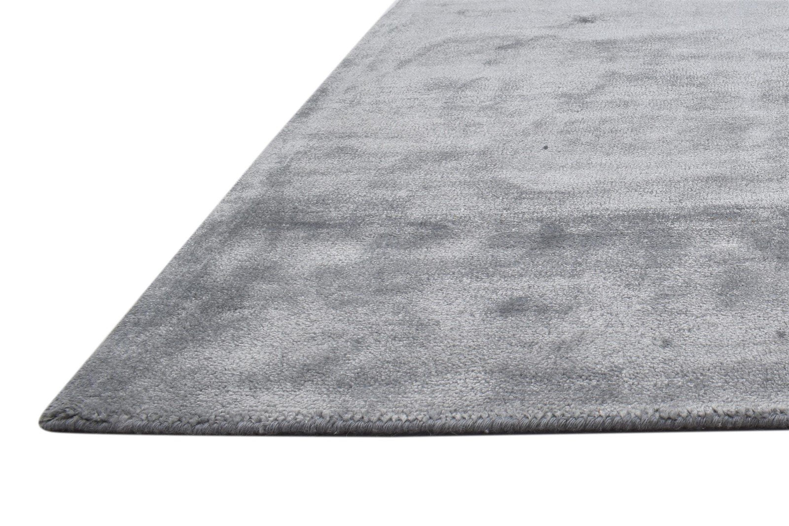 Hand Tufted Dark Grey Wool Rug 3X5 Modern Scandinavian Solid Room Size Carpet   7864142790805