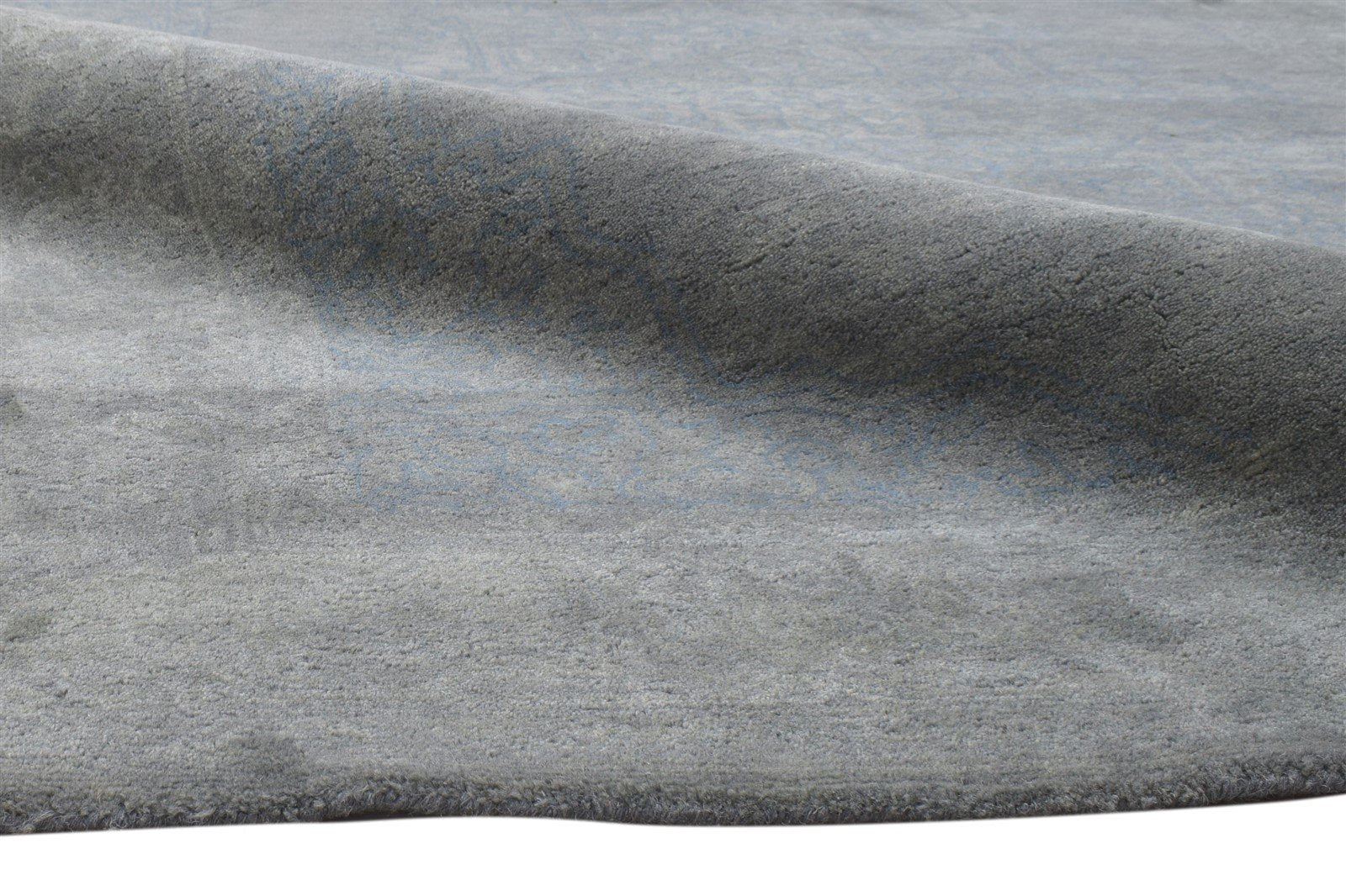 Hand Tufted Dark Grey Wool Rug 5X8 Persian Heriz-Indian Oriental Room Size   7864093802645