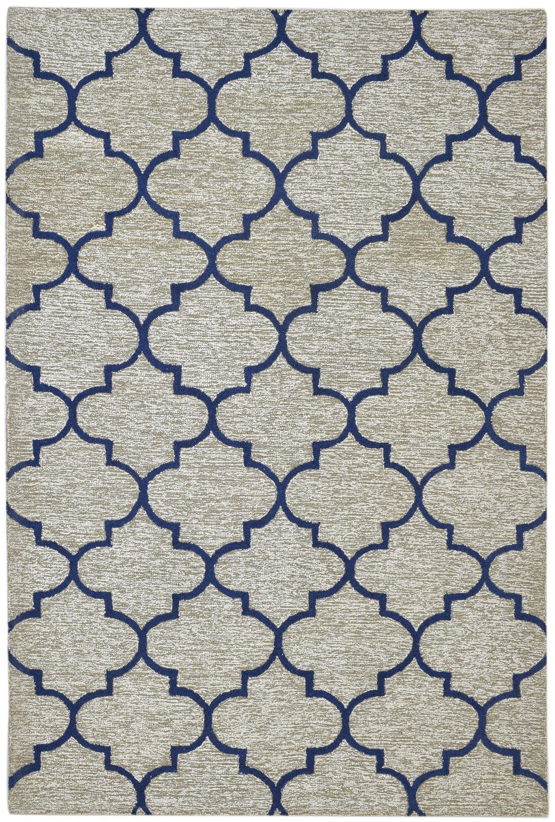 Hand Tufted Grey Wool Rug 5' X 8' Modern Moroccan Trellis Room Size Carpet   7860685897877