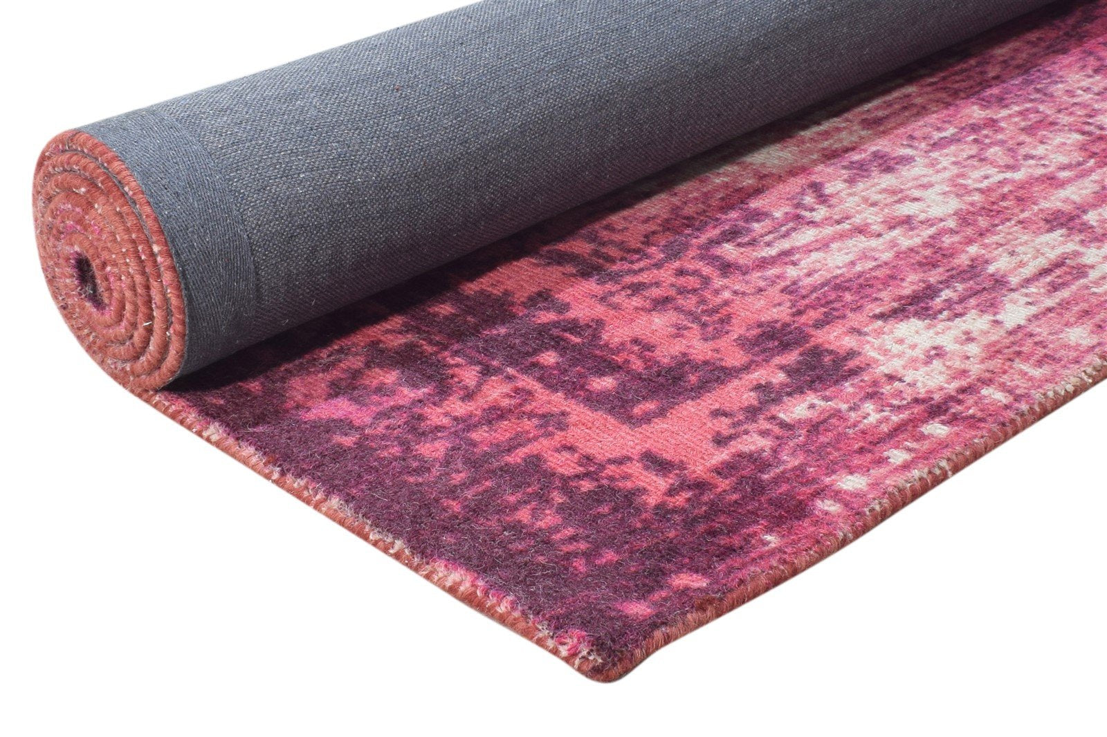 Hand Tufted Pink Wool Rug 5X8 Transitional Oriental Medallion Room Size Carpet   7864628445333