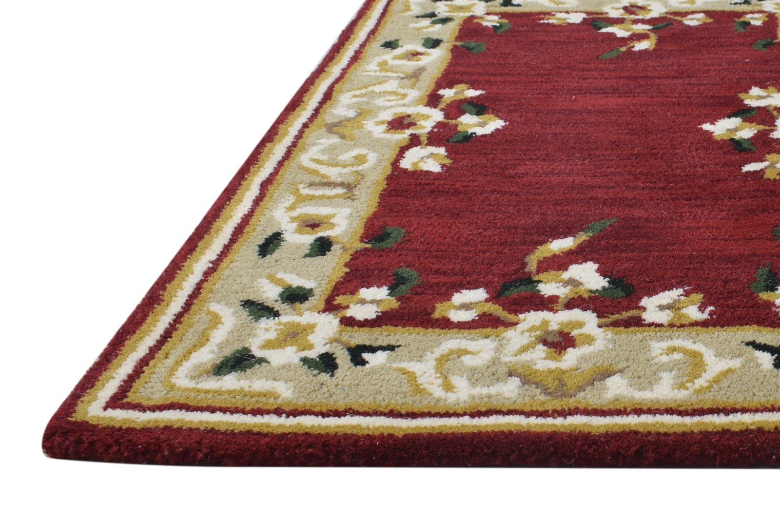 Hand Tufted Red Wool Rug 2' X 3' Persian Abbuson Oriental Small Carpet   7865072156821