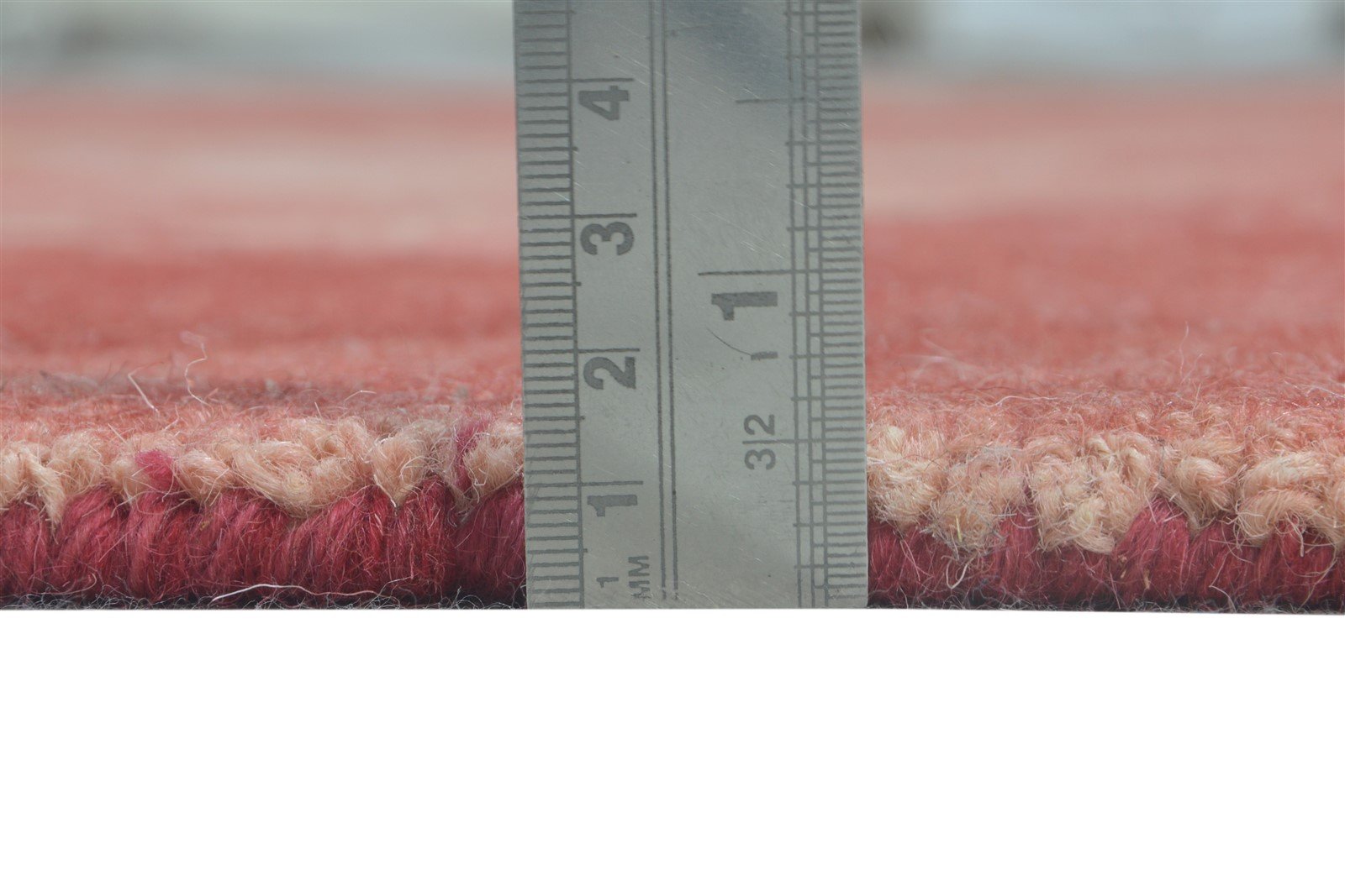 Hali Hand Tufted Red Wool Rug 5' X 8' Modern Shibori Tie Dye   7865172754581