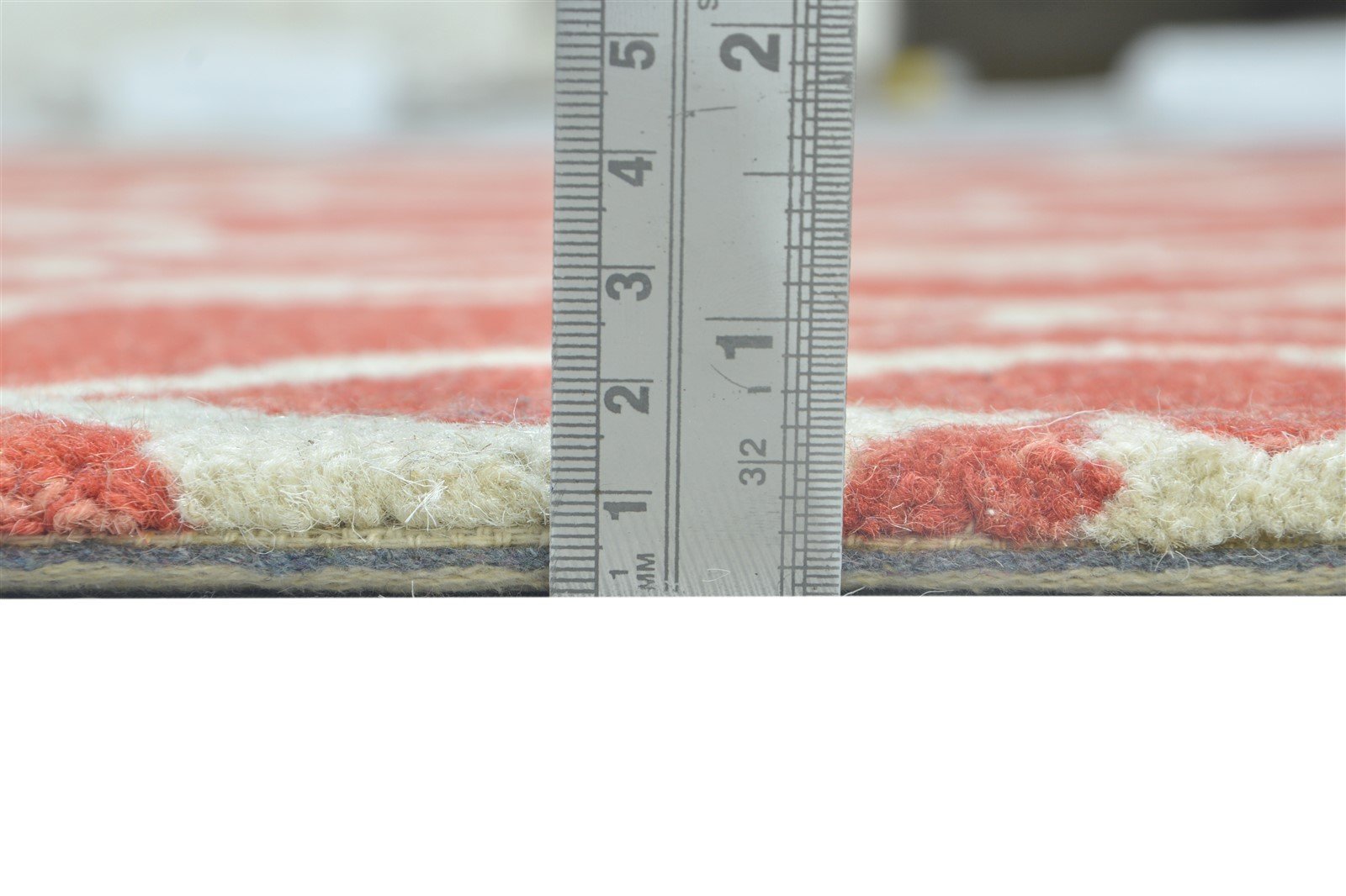 Hand Tufted Rust Wool Rug 5' X 8' Modern Moroccan Trellis Room Size Carpet   7864094425237