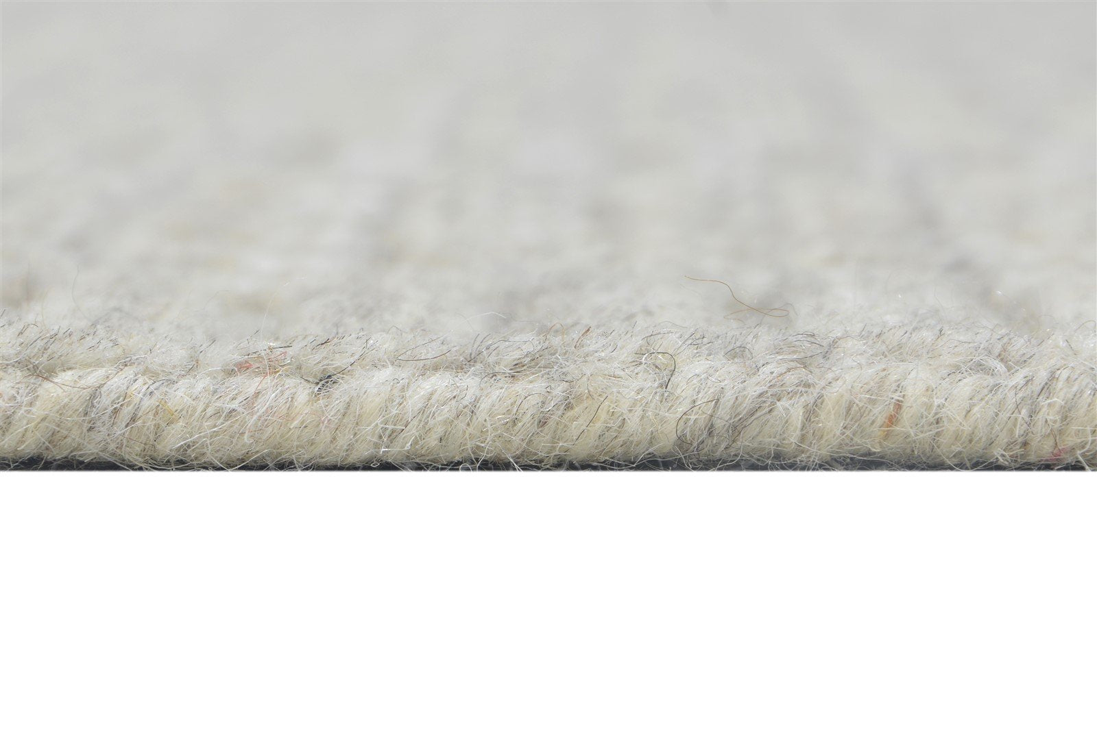 Hand Woven Beige Wool Rug 7' X 10' Modern Scandinavian Solid Large Carpet   7864782717077