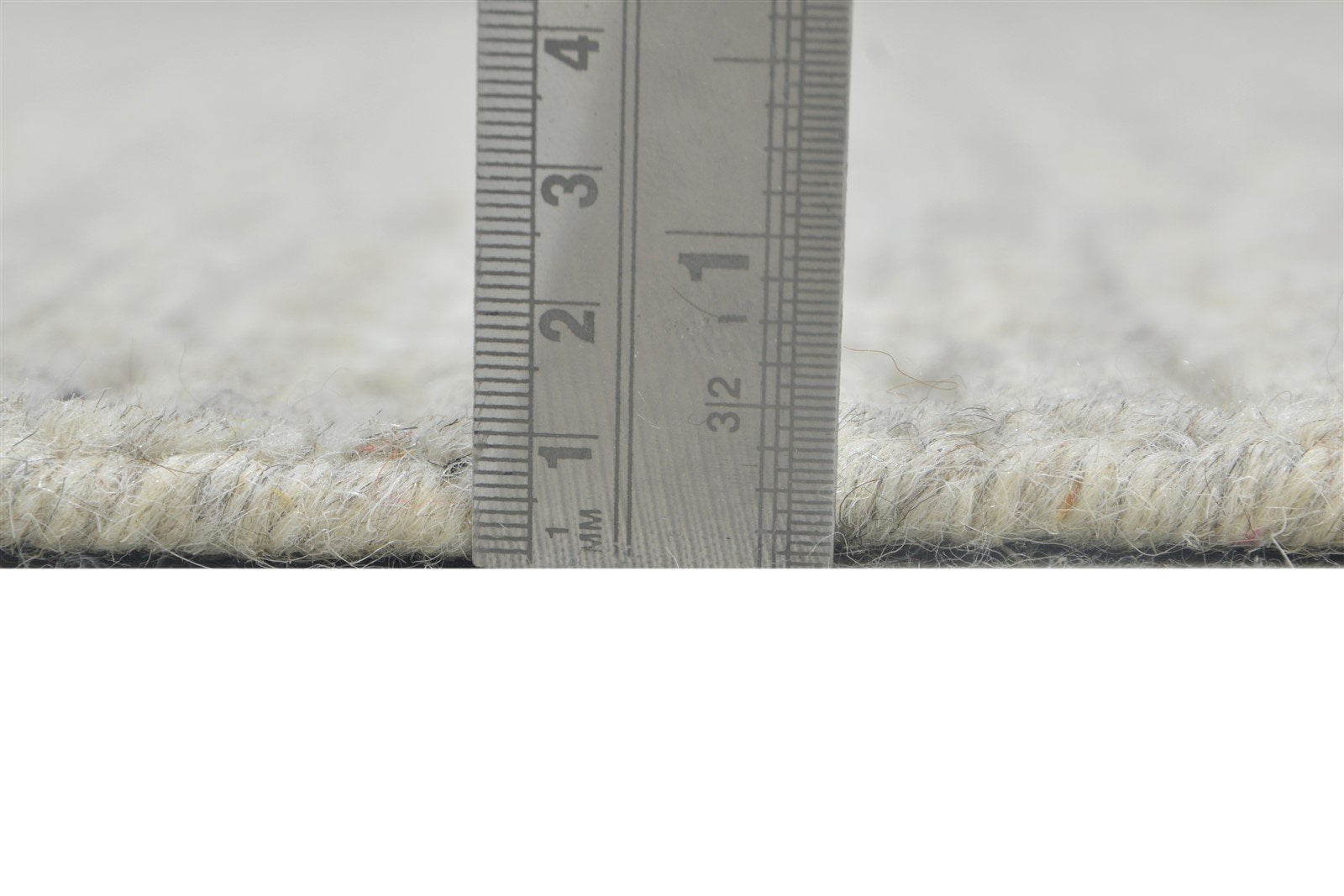 Hand Woven Beige Wool Rug 7' X 10' Modern Scandinavian Solid Large Carpet   7864782717077