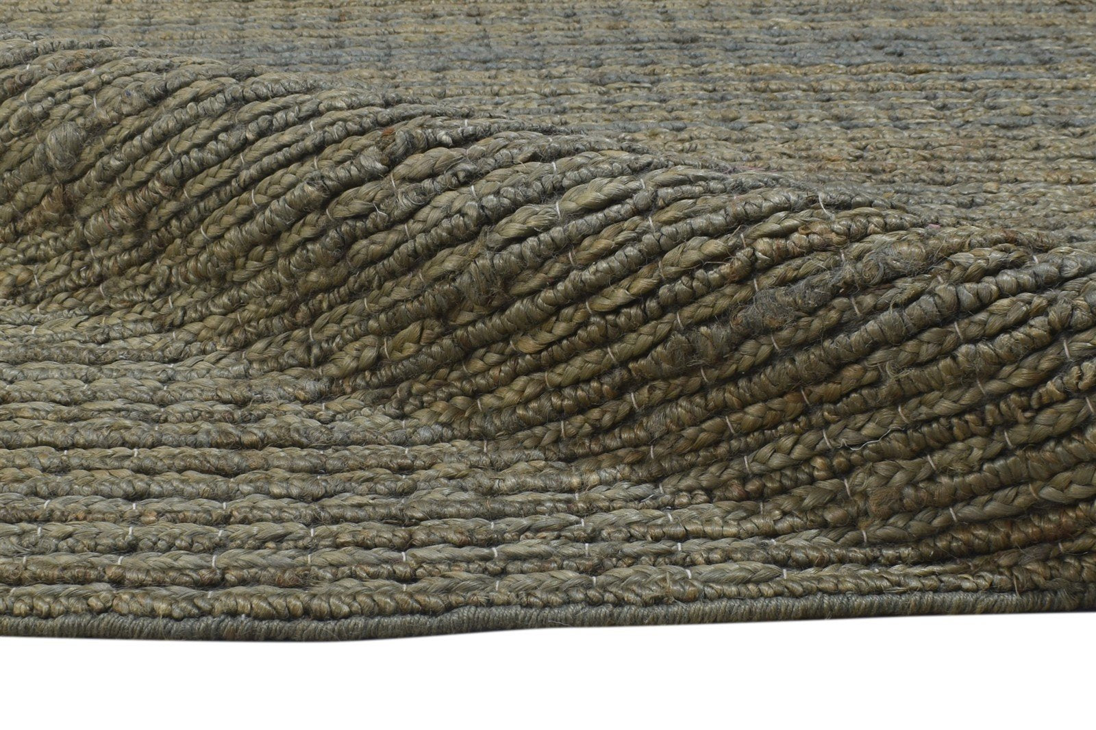 Hand Woven Brown Wool Rug 8' X 10' Modern Scandinavian Solid Large Carpet   7864788091029