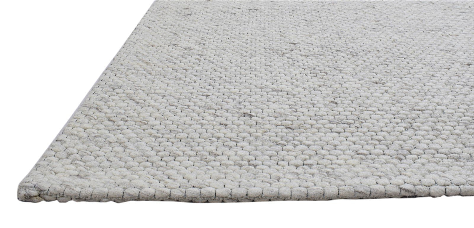 Hand Woven Grey Wool Rug 5' X 8' Modern Scandinavian Striped Room Size Carpet   7860680065173