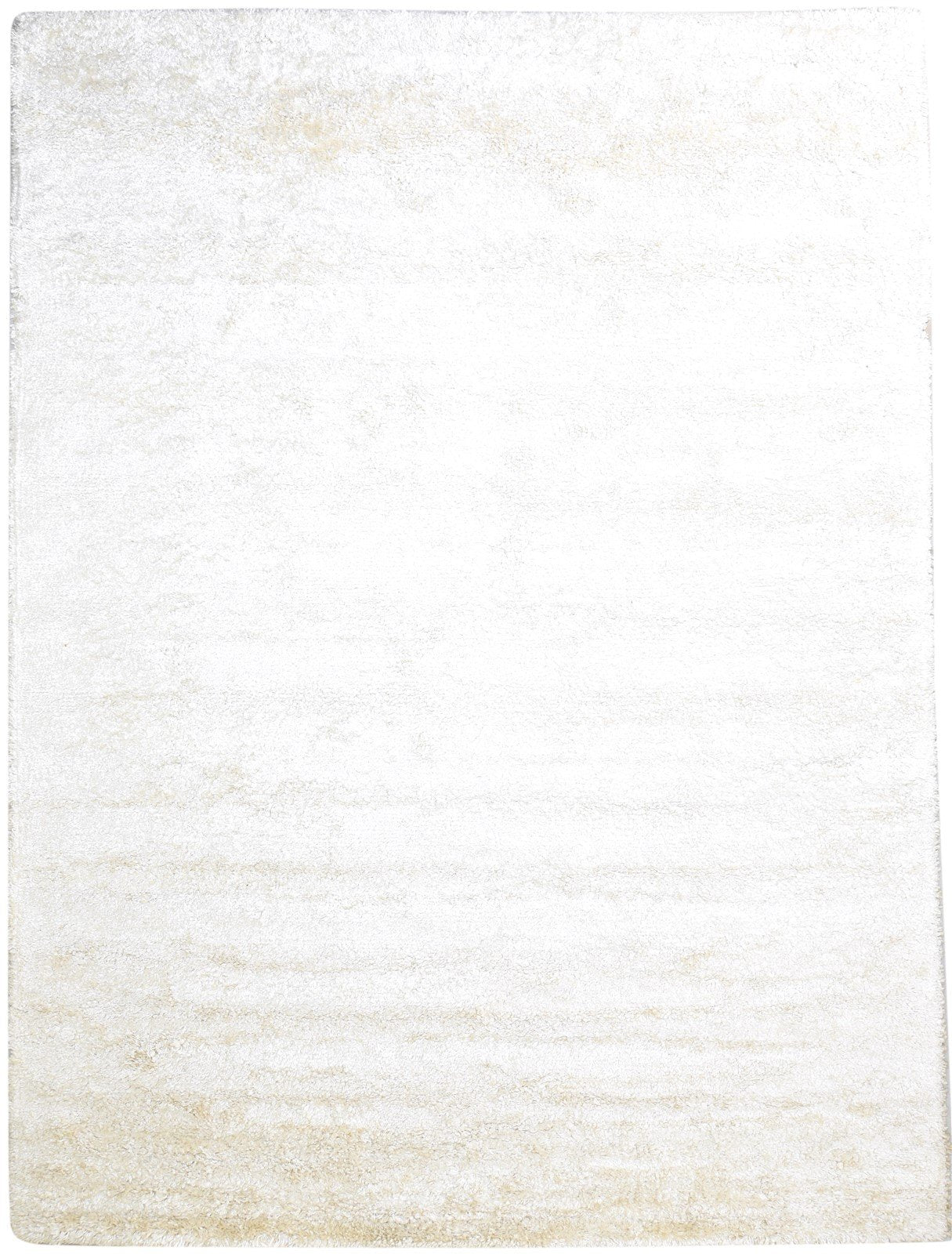 Hand Woven Ivory Polyester Rug 9' X 12' Modern American Abstract Large Carpet   7865106792597