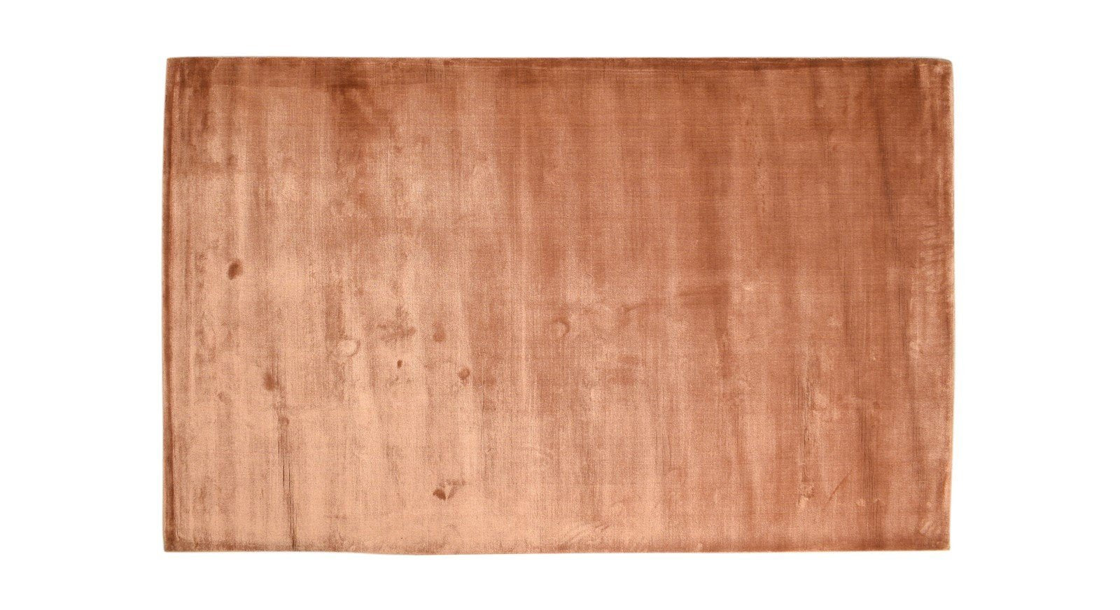 Handloom Brown Copper Art Silk Like Rug Modern Scandinavian Solid Rug   8709742231701