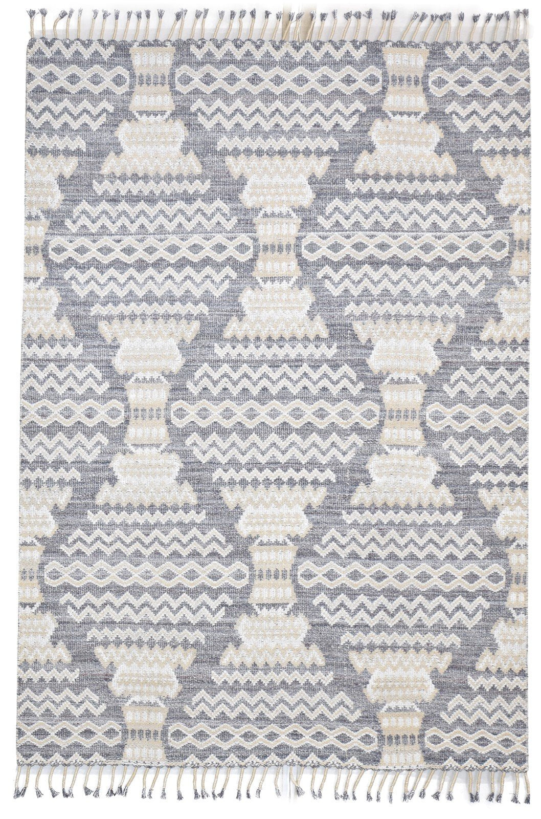 Handloom Brown Pet Yarn Rug 6X7 Modern Moroccan Southwestern Room Size Carpet   7864230838421
