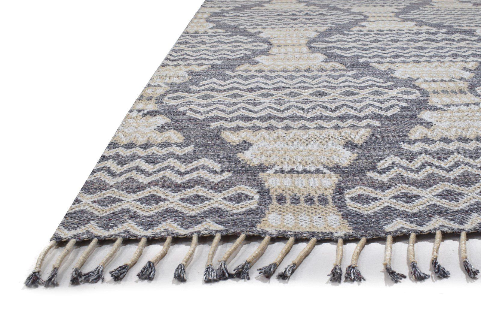 Handloom Brown Pet Yarn Rug 6X7 Modern Moroccan Southwestern Room Size Carpet   7864230838421