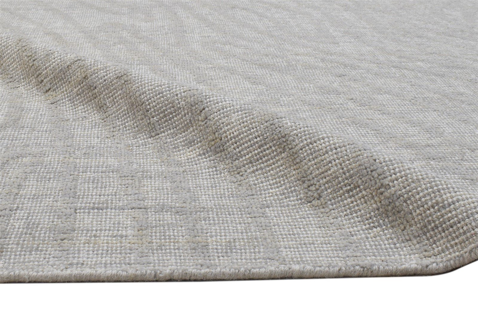 Handloom Brown Wool Rug 4' X 6' Modern Scandinavian Abstract Room Size Carpet   7864152293525