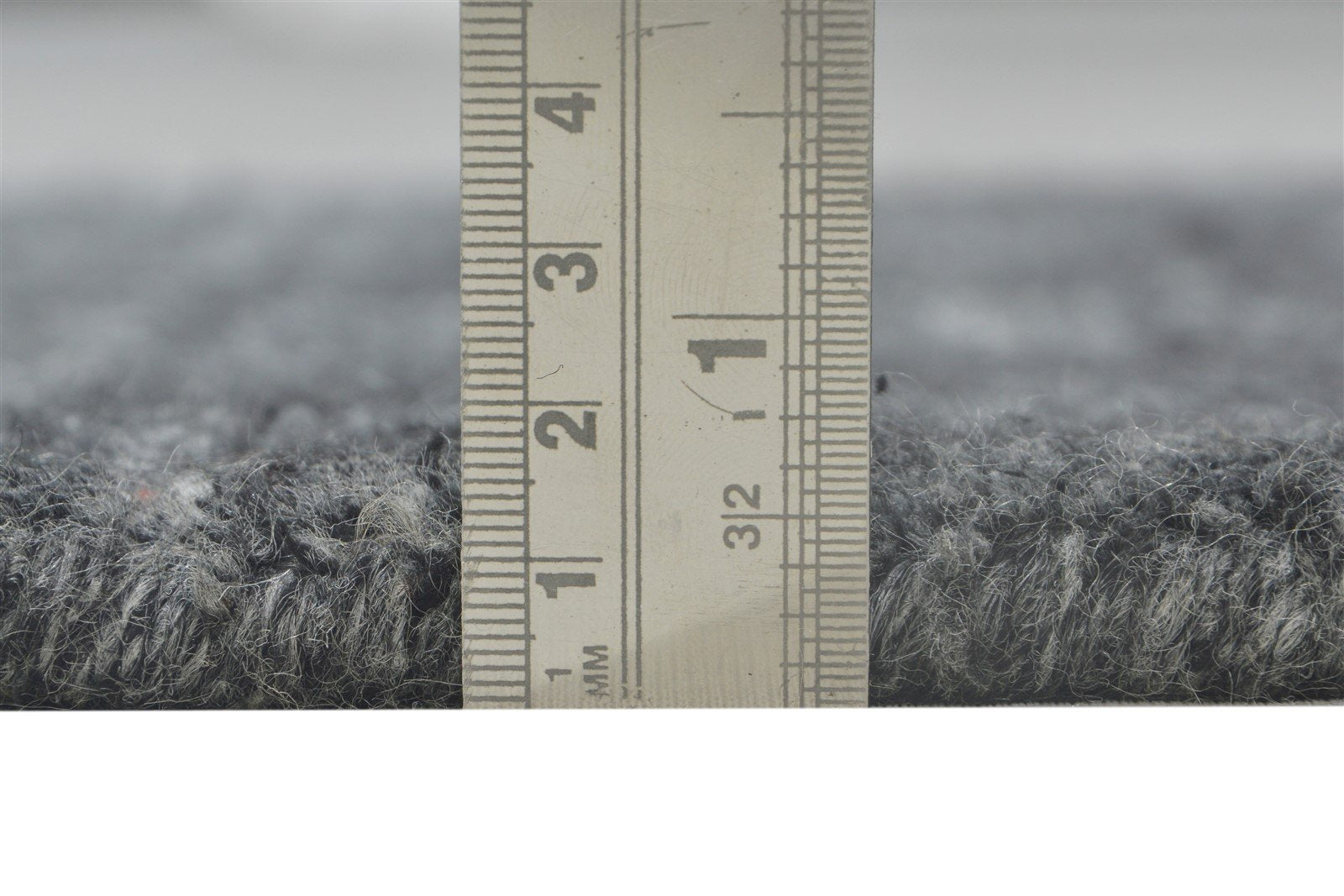 Handloom Charcoal Wool Rug 2' X 2' Modern Scandinavian Solid Small Carpet   7864130142357