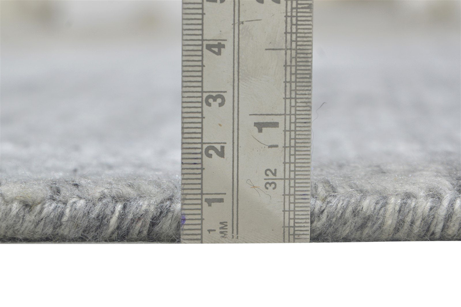 Handloom Dark Grey Silk Rug 4' X 6' Modern Scandinavian Plaids Room Size Carpet   7864159961237
