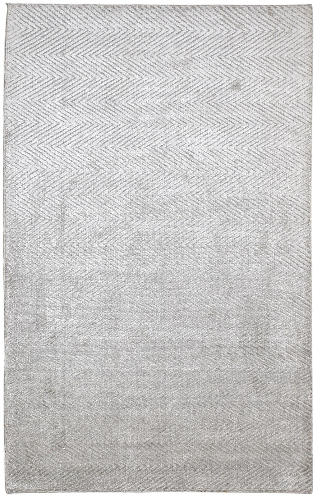 Handloom Grey Silk Rug 5' X 8' Modern Scandinavian Diamond Room Size Carpet   7864156487829