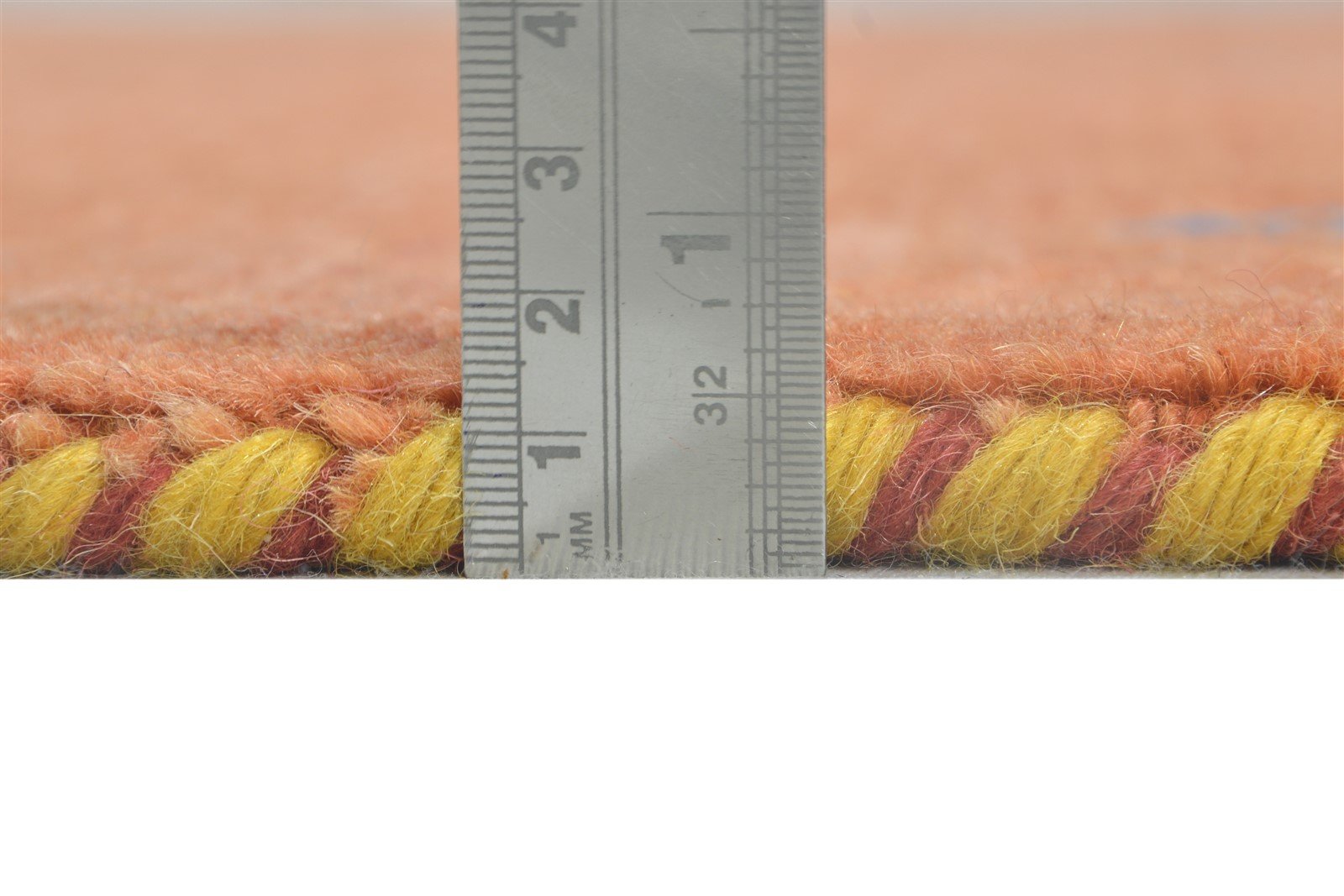 Handloom Rust Wool Rug 4' X 6' Persian Gabbeh Tribal Room Size Carpet   7864887935125