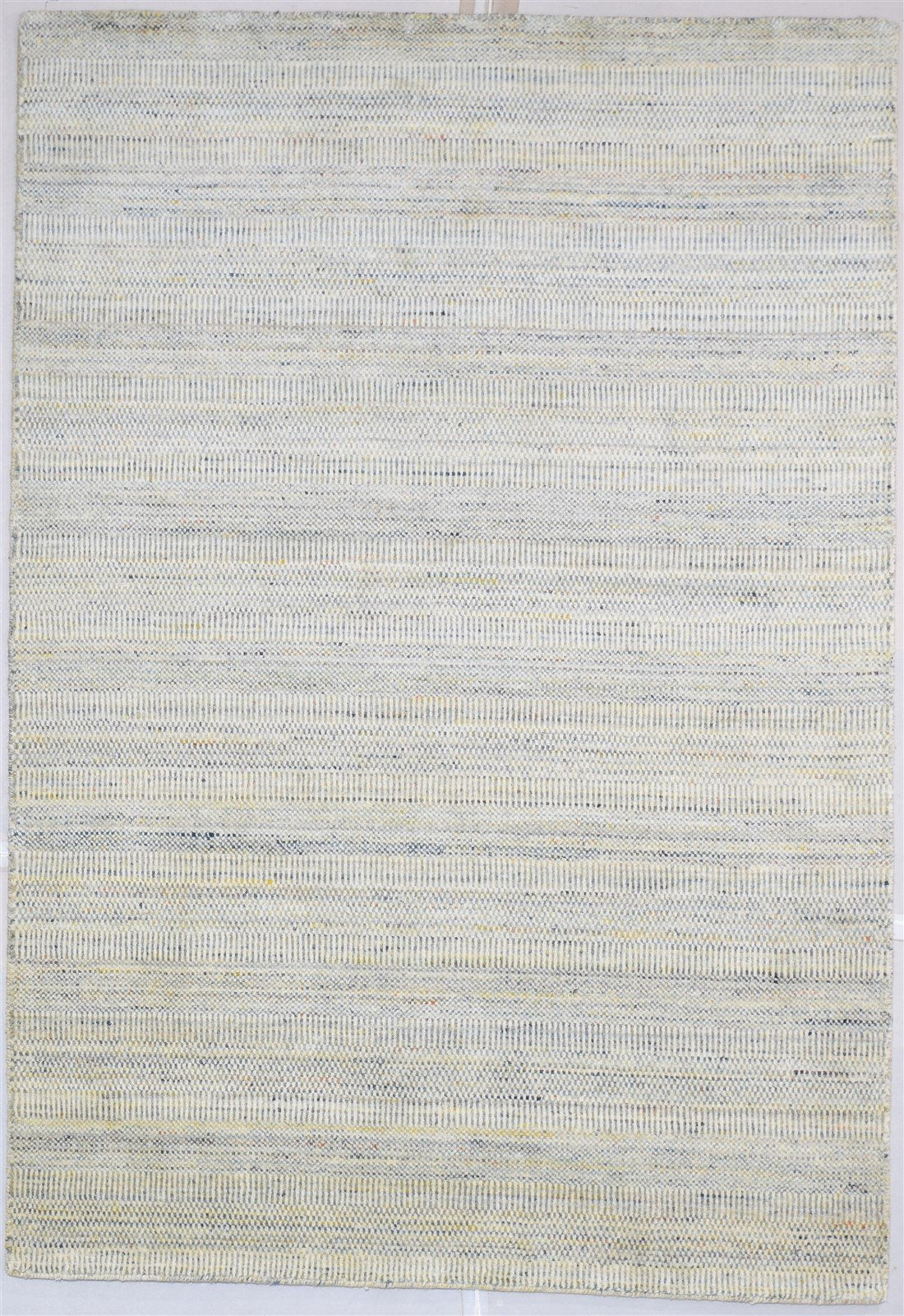 Handloom Sage Wool Rug 5' X 7' Modern Moroccan Grass Trellis Room Size Carpet   7864151933077