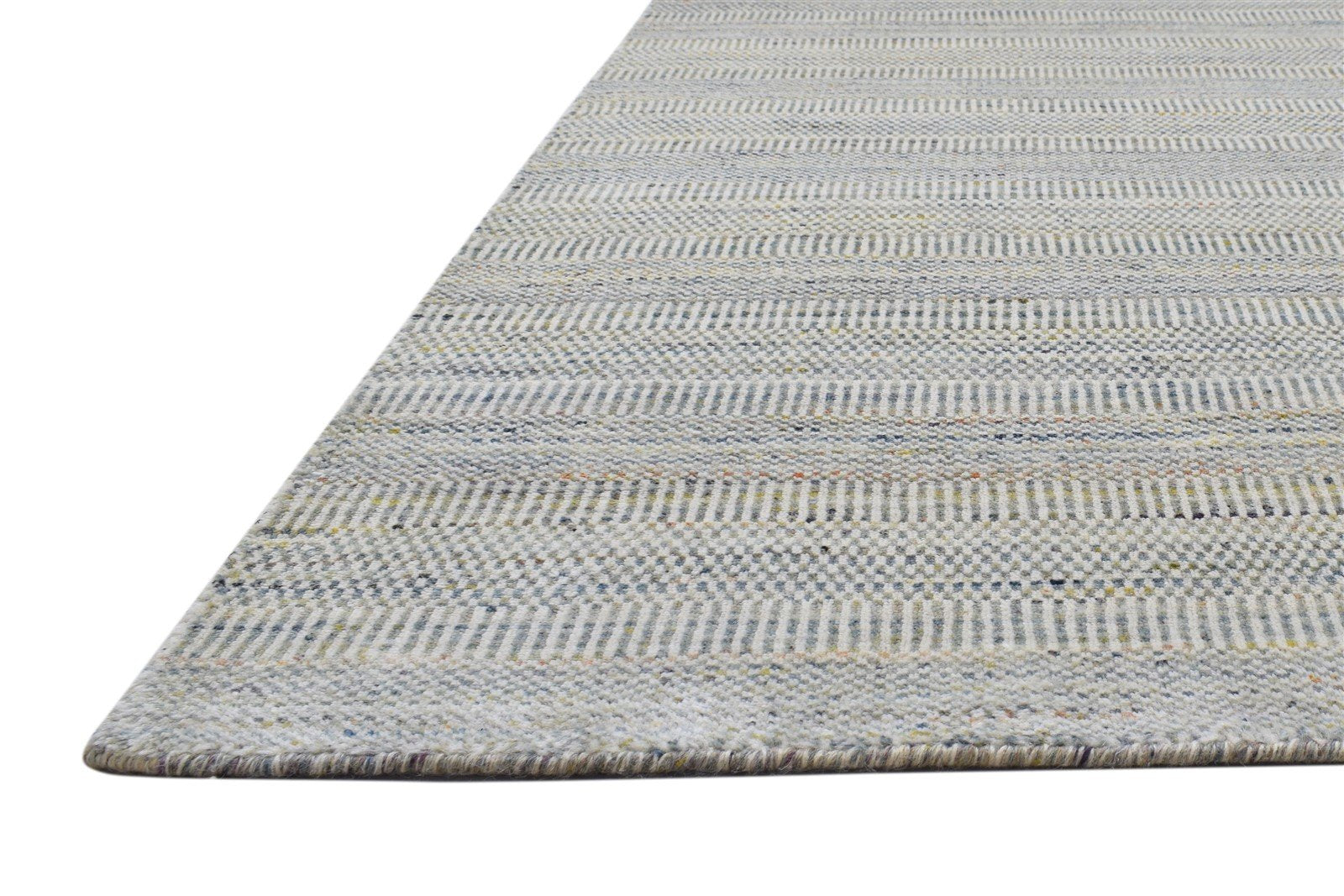 Handloom Sage Wool Rug 5' X 7' Modern Moroccan Grass Trellis Room Size Carpet   7864151933077