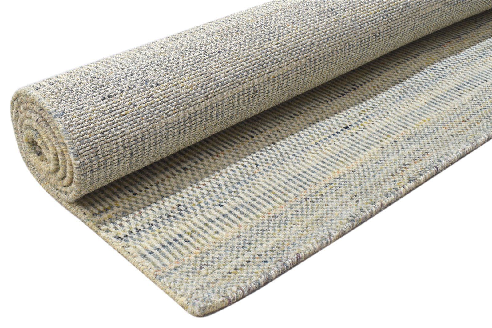 Gwynne Handloom Sage Wool Rug 5' X 7' Modern Moroccan Grass Trellis   7864151933077
