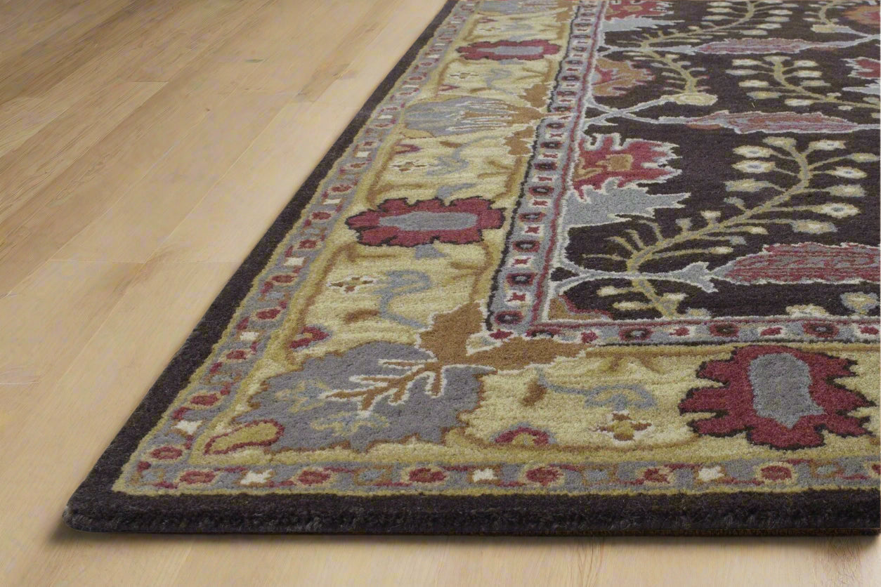 Handmade Oushak Rug Brown Wool Rug Persian Oriental Brandon   8742960758933