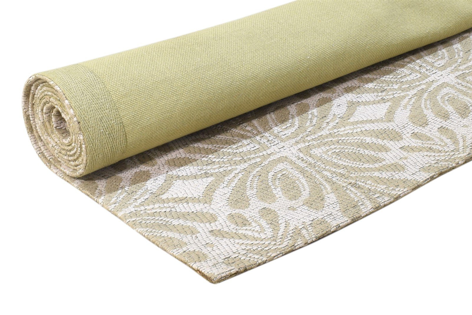 Helga Jacquard Loom Brown Jacquard Rug 5' X 8' Modern French Floral   7864464998549