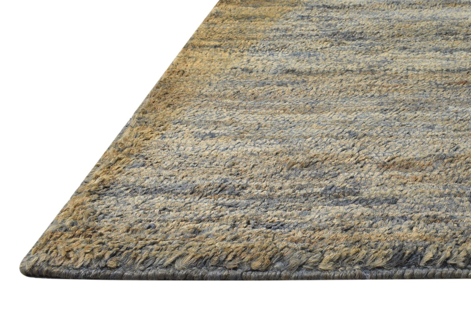 Hemp Brown Rug 2' X 3' Hand Knotted Small Carpet   7865141166229