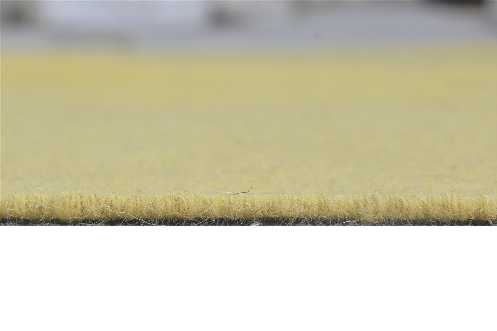 Hyacinth Gold Wool Rug 5' X 8' Modern Dhurrie Scandinavian Solid   7865165873301