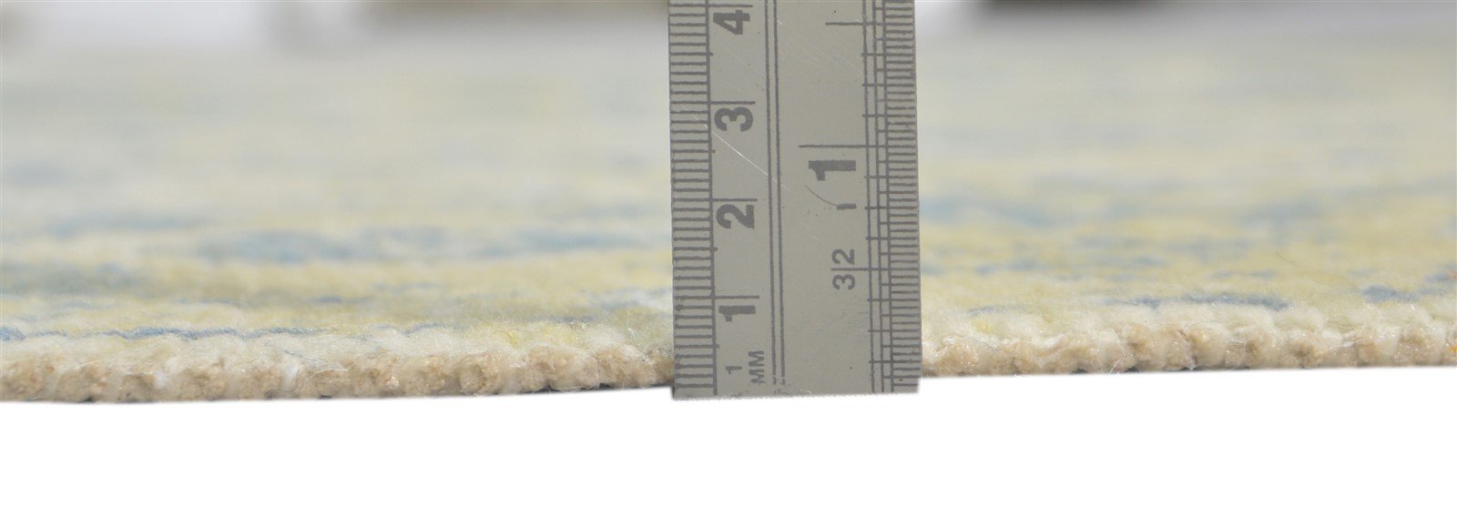 Ivory Wool Rug 6' X 9' Persian Hand Knotted Nain Distressed Room Size Carpet   7864082202773