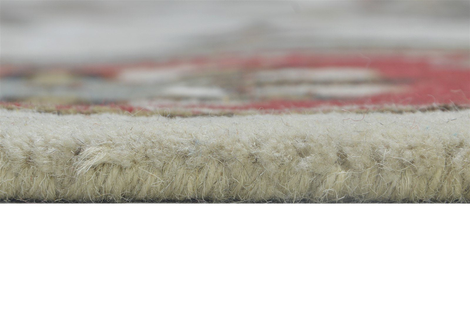 Ivory Wool Rug 8' X 10' Persian Hand Tufted Oushak Oriental Large Carpet   7864493179029