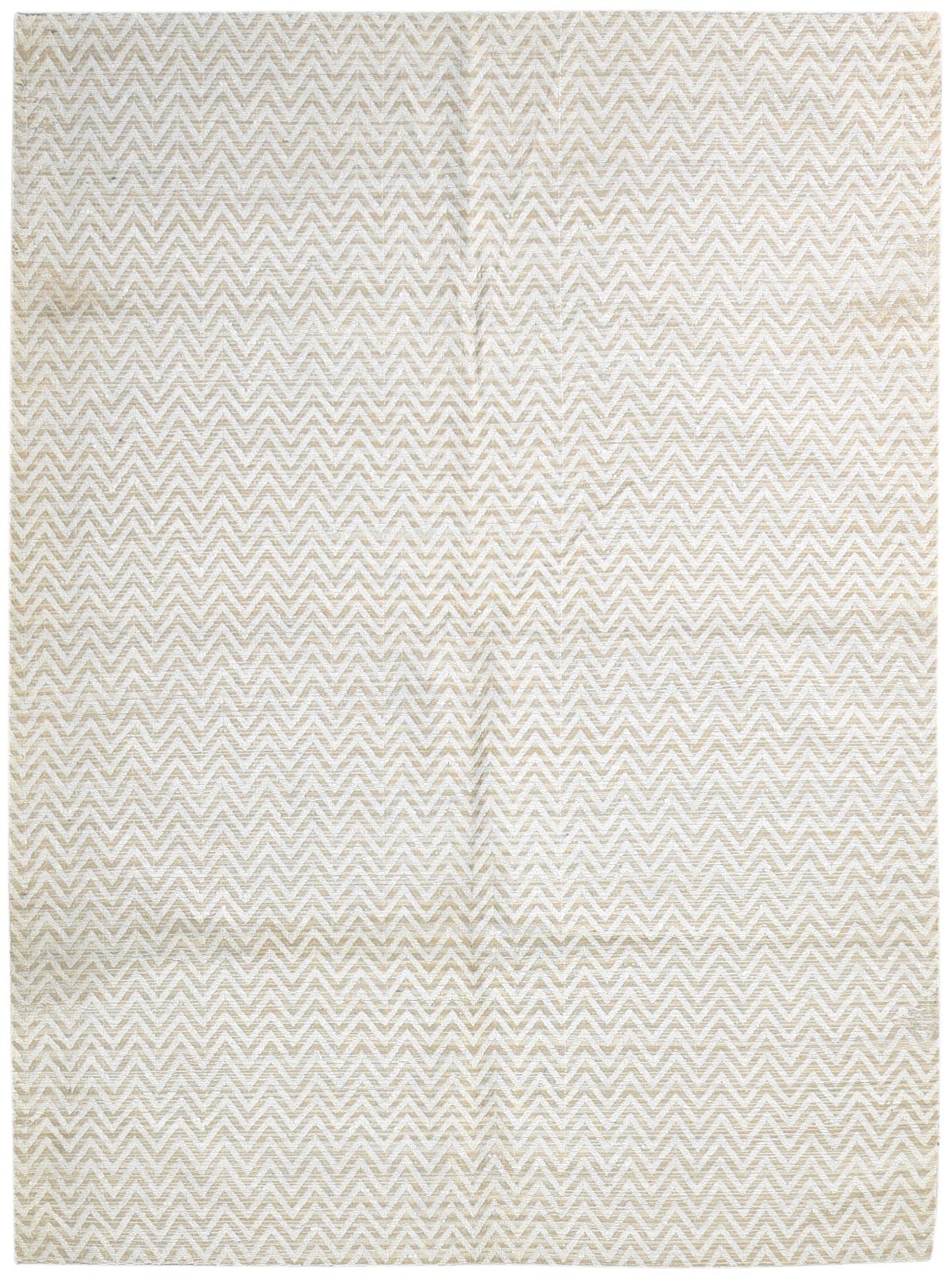 Jacinda Wool Brown Rug 5' X 7' Modern Dhurrie American Chevron   7865143034005