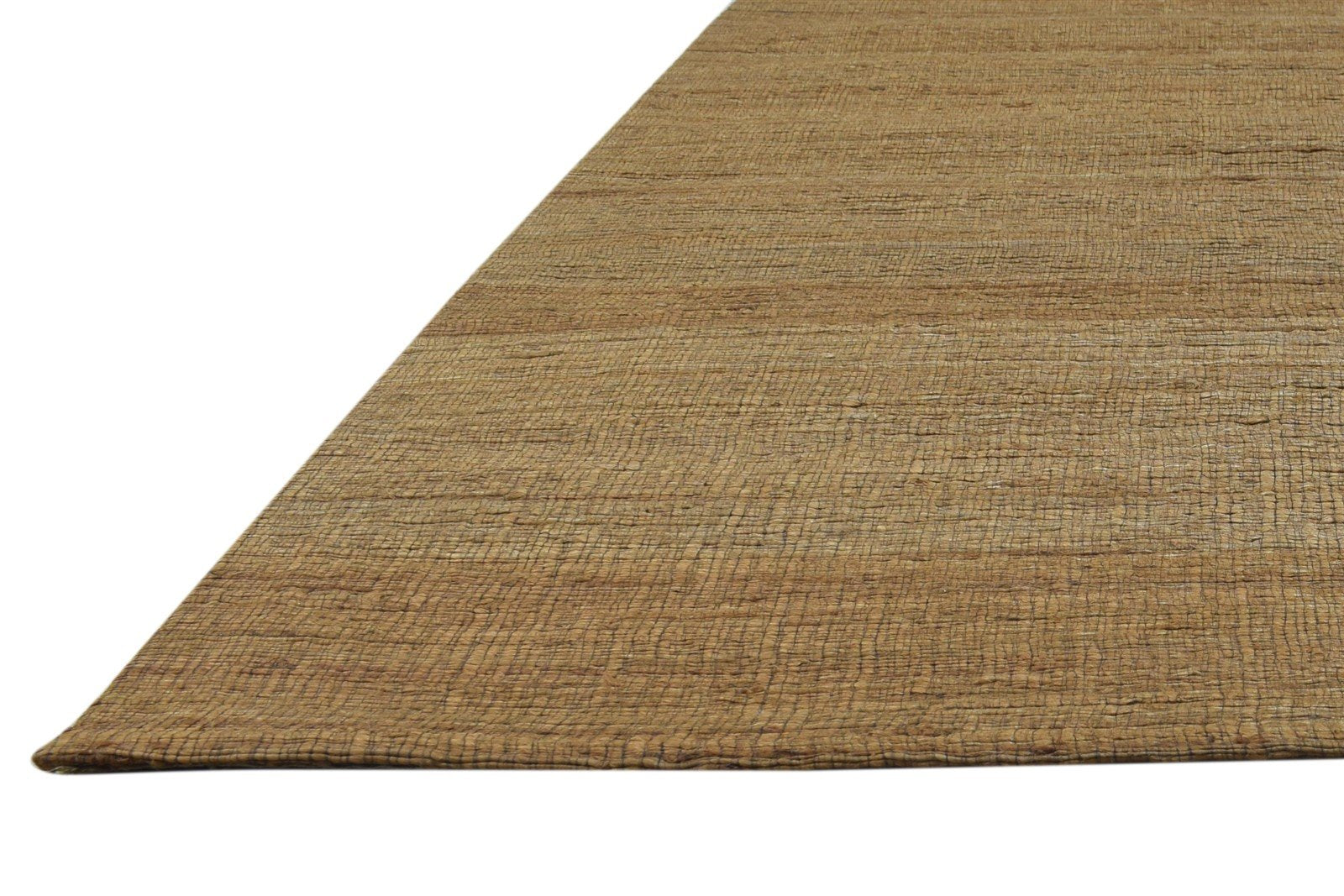 Jacquard Brown Rug 5X8 Modern Jacquard Loom Scandinavian Solid Room Size Carpet   7864476270741