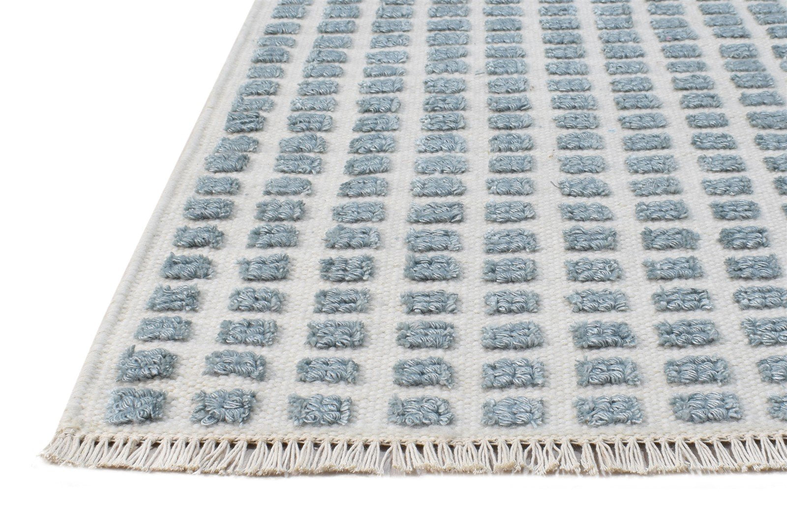 Jacquard Loom Cream New Zealand Wool Rug 2X3 Modern Scandinavian Abstract Small   7865104662677