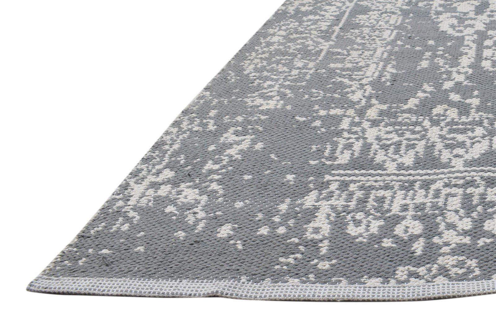 Jacquard Loom Dark Grey Pet Yarn Rug 5X8 Modern Oriental Abstract Room Size   7865074942101