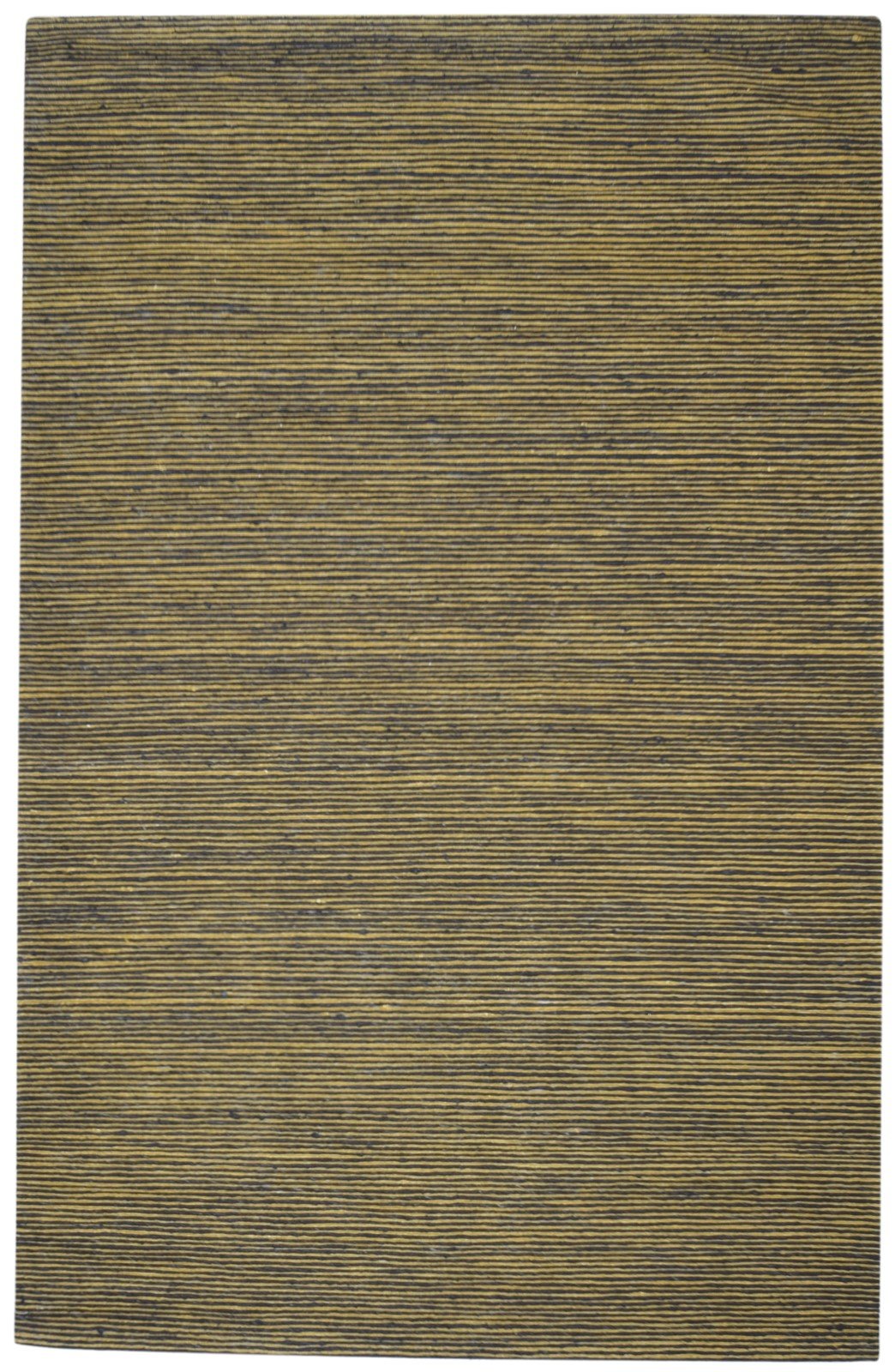 Jacquard Loom Gold Jacquard Rug 5X8 Modern Scandinavian Solid Room Size Carpet   7864148885653