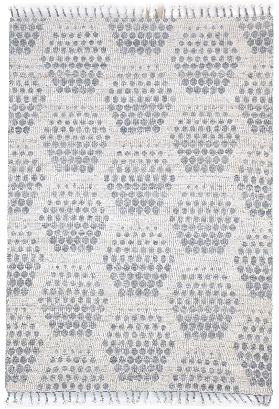 Jacquard Loom Grey Pet Yarn Rug 5X7 Modern Moroccan Geometric Room Size Carpet   7864164778133