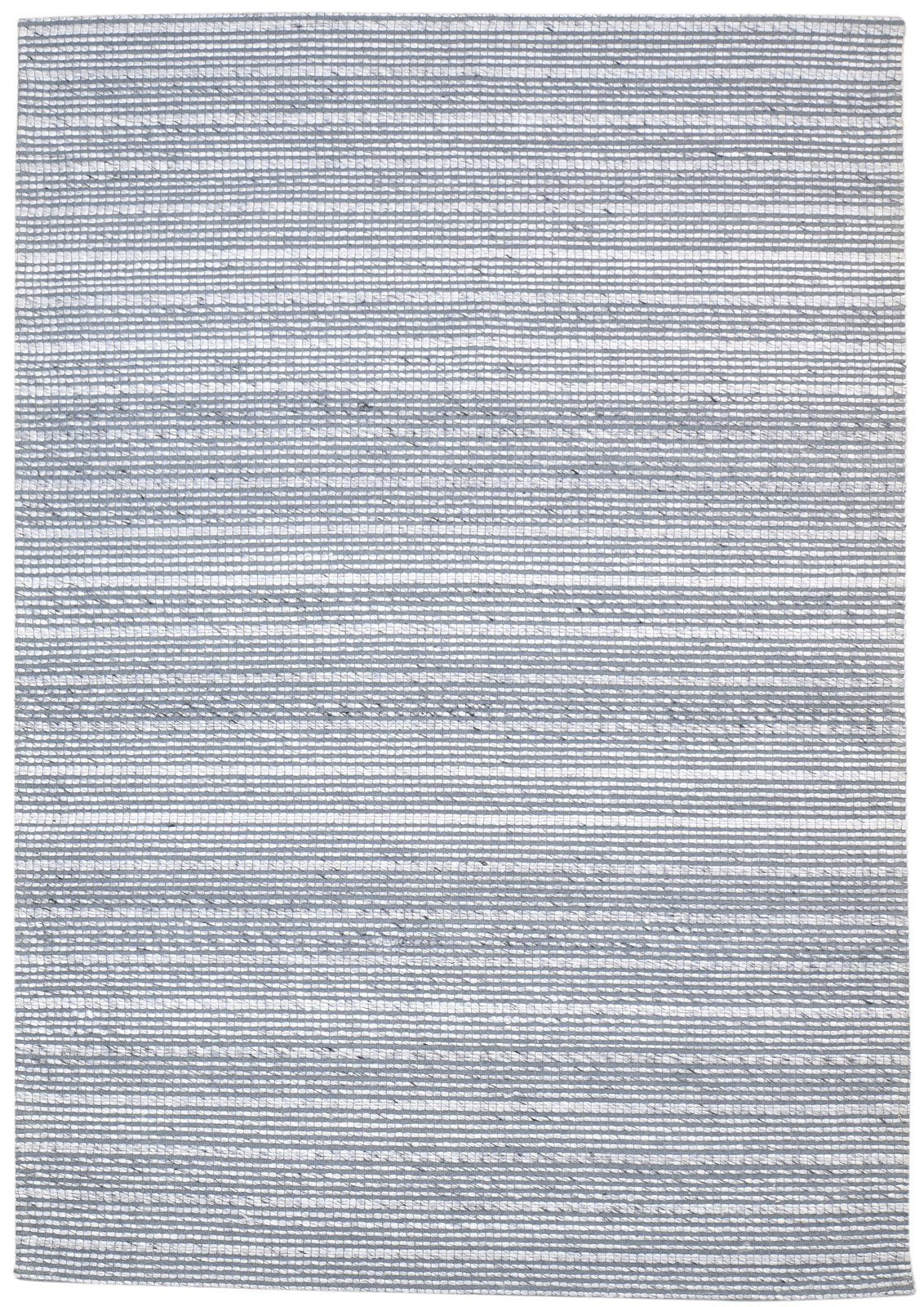 Jacquard Loom Grey Pet Yarn Rug 5X7 Modern Scandinavian Striped Room Size Carpet   7864163926165