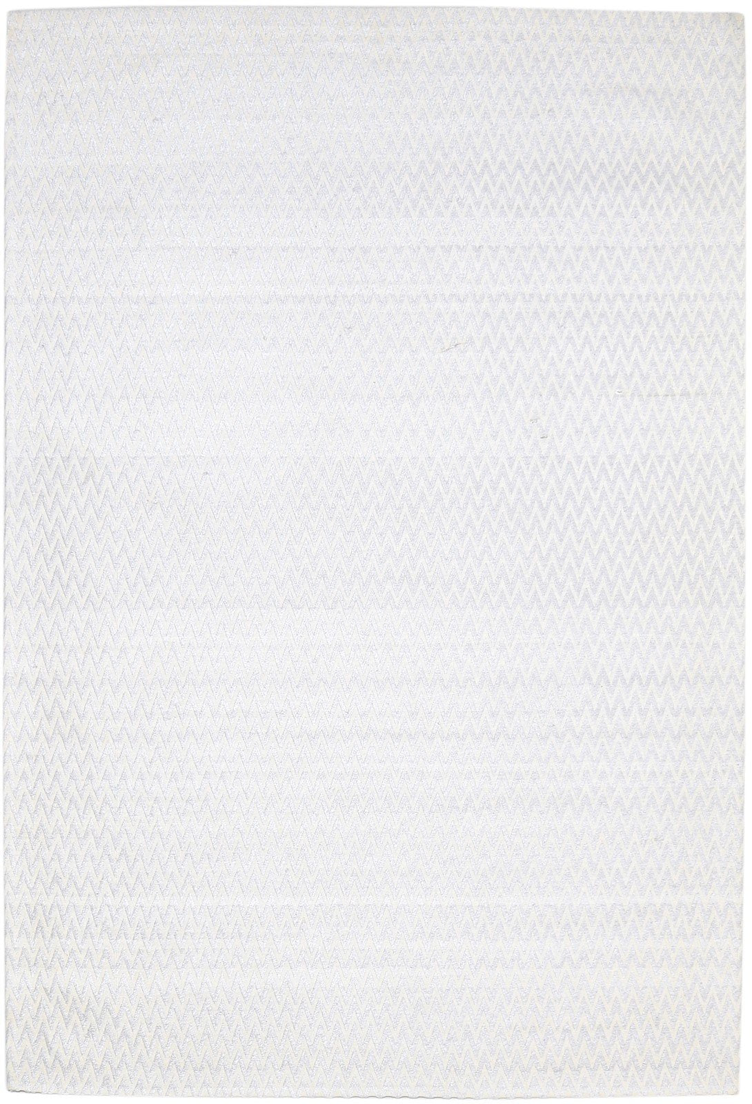 Merrielle Jacquard Silver Rug 5X7 Modern Jacquard Loom Scandinavian Chevron   7864464179349