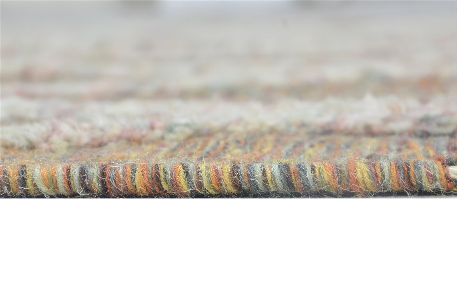 Janine Wool Brown Rug 5' X 8' Modern Dhurrie Moroccan Diamond   7864463098005