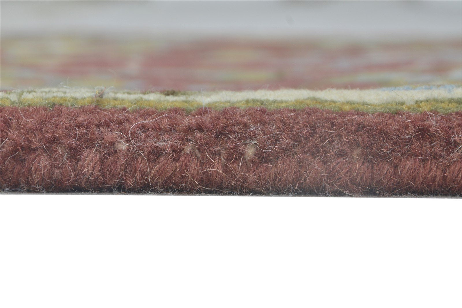 Jocelyne Hand Tufted Red Wool Rug 2' X 8' Persien Kashan Oriental Runner   7864856838293