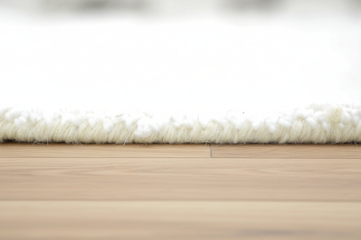 Joie Cloud Handmade White Kids Area Rug – Playroom Soft Nursery Rug   9126192087189