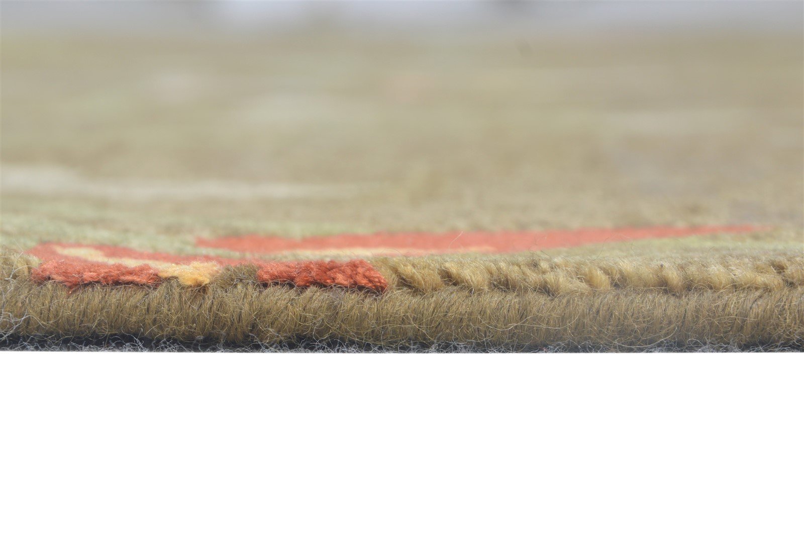 Jonell Brown Wool / Silk Rug 6X9 Modern Hand Knotted French Floral   7865094733973