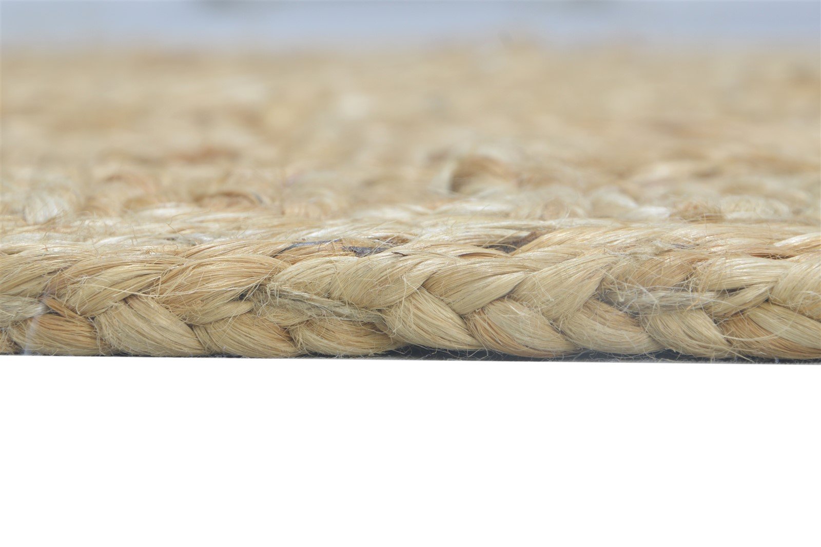 Jute Beige Rug 3' X 9' Modern Hand Woven Scandinavian Solid Room Size Runner   7864311709845