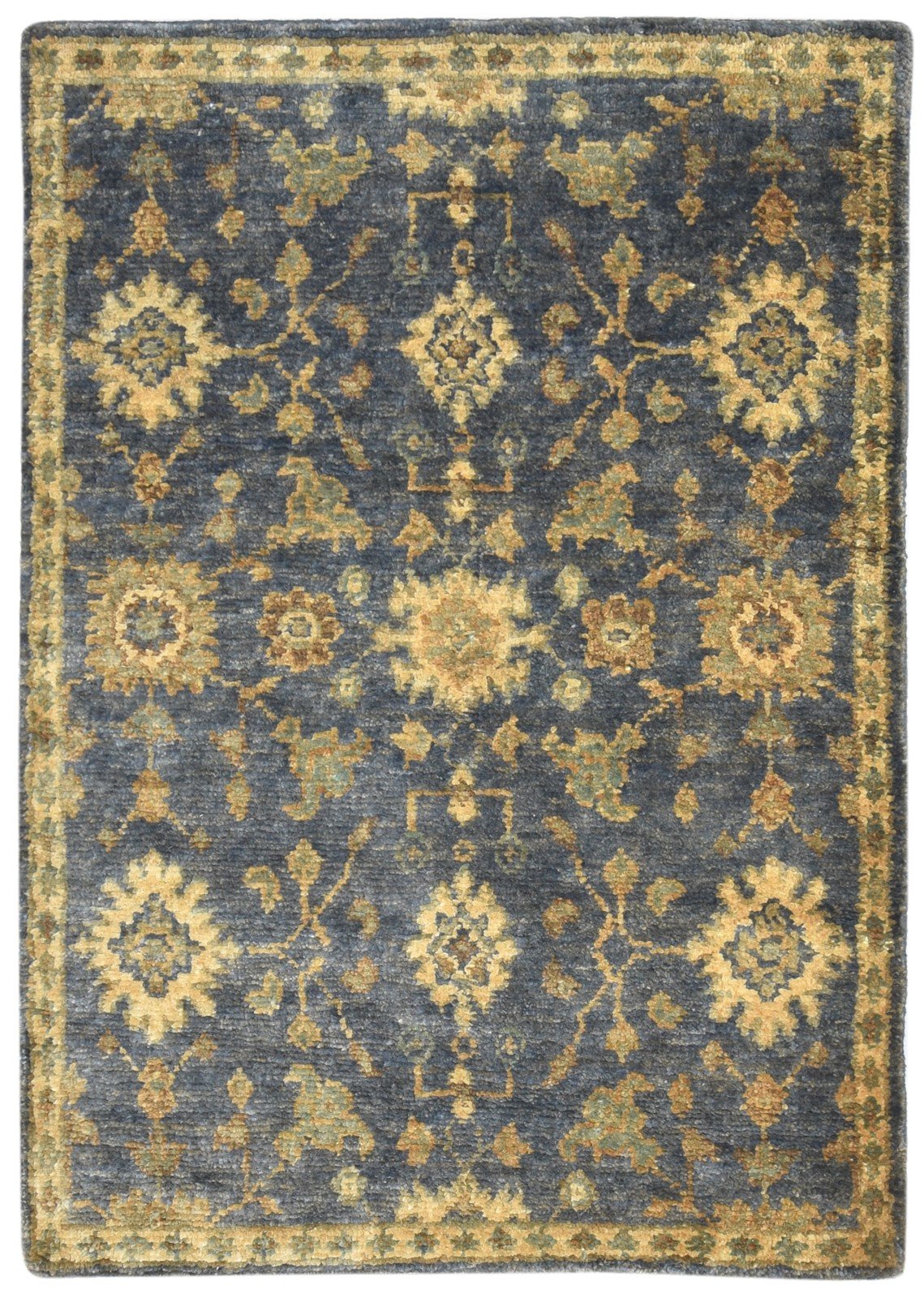 Jute Black Rug 5' X 8' Persian Hand Knotted Oushak Oriental Room Size Carpet   7864407031957