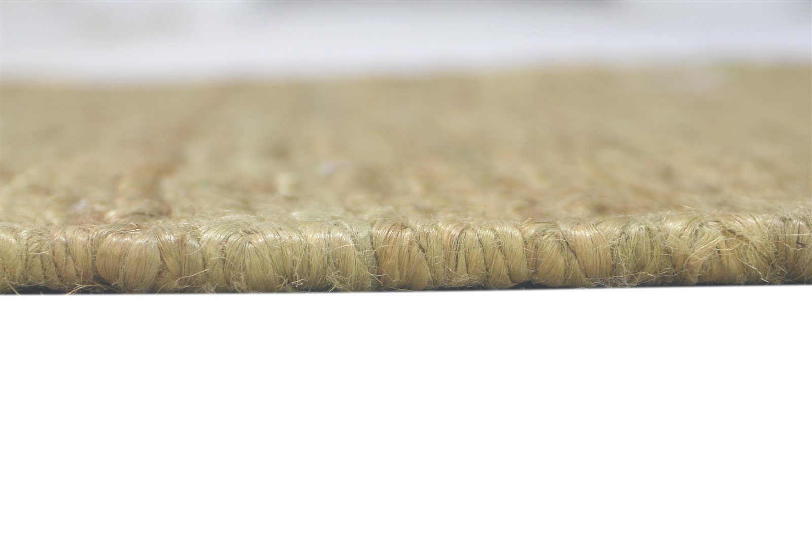 Jute Brown Rug 2' X 3' Modern Hand Knotted Scandinavian Solid Small Carpet   7860703428757